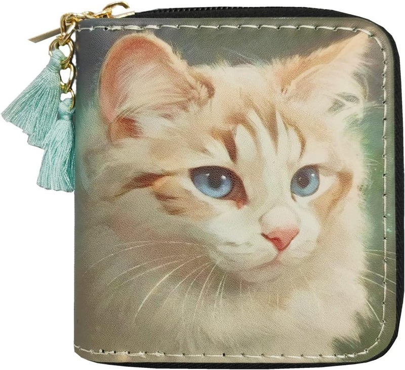 Timlee Cactus Unicorn Zipper Wallet Long Clutch Bag PU Leather Purse (Cat 0105) - Image 1